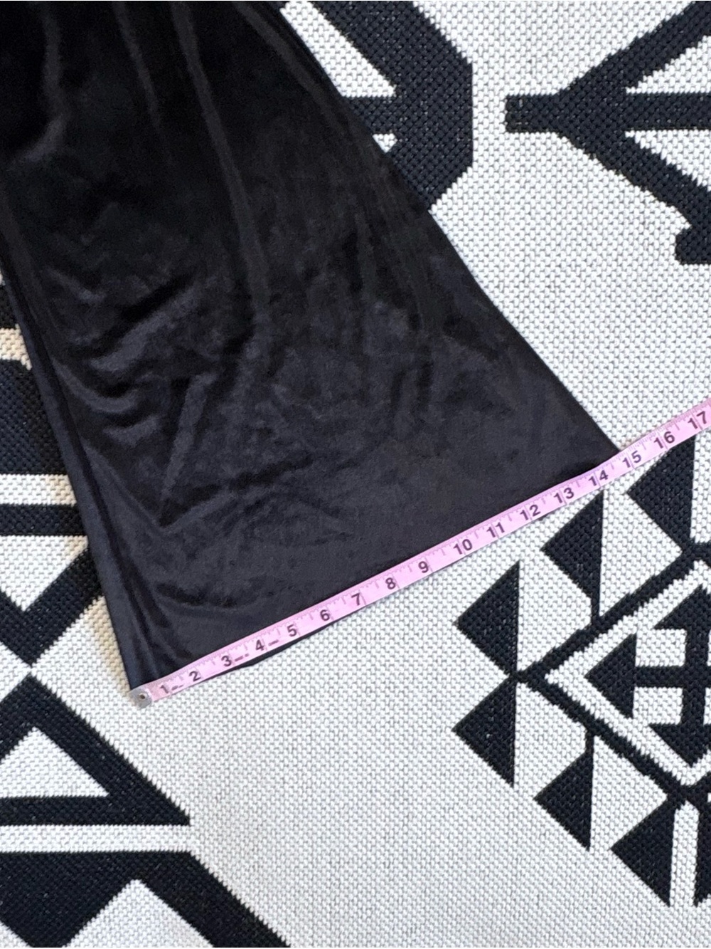 Three Bird Nest Cher Velvet Flare Pants in Black Small - Picture 7 of 10